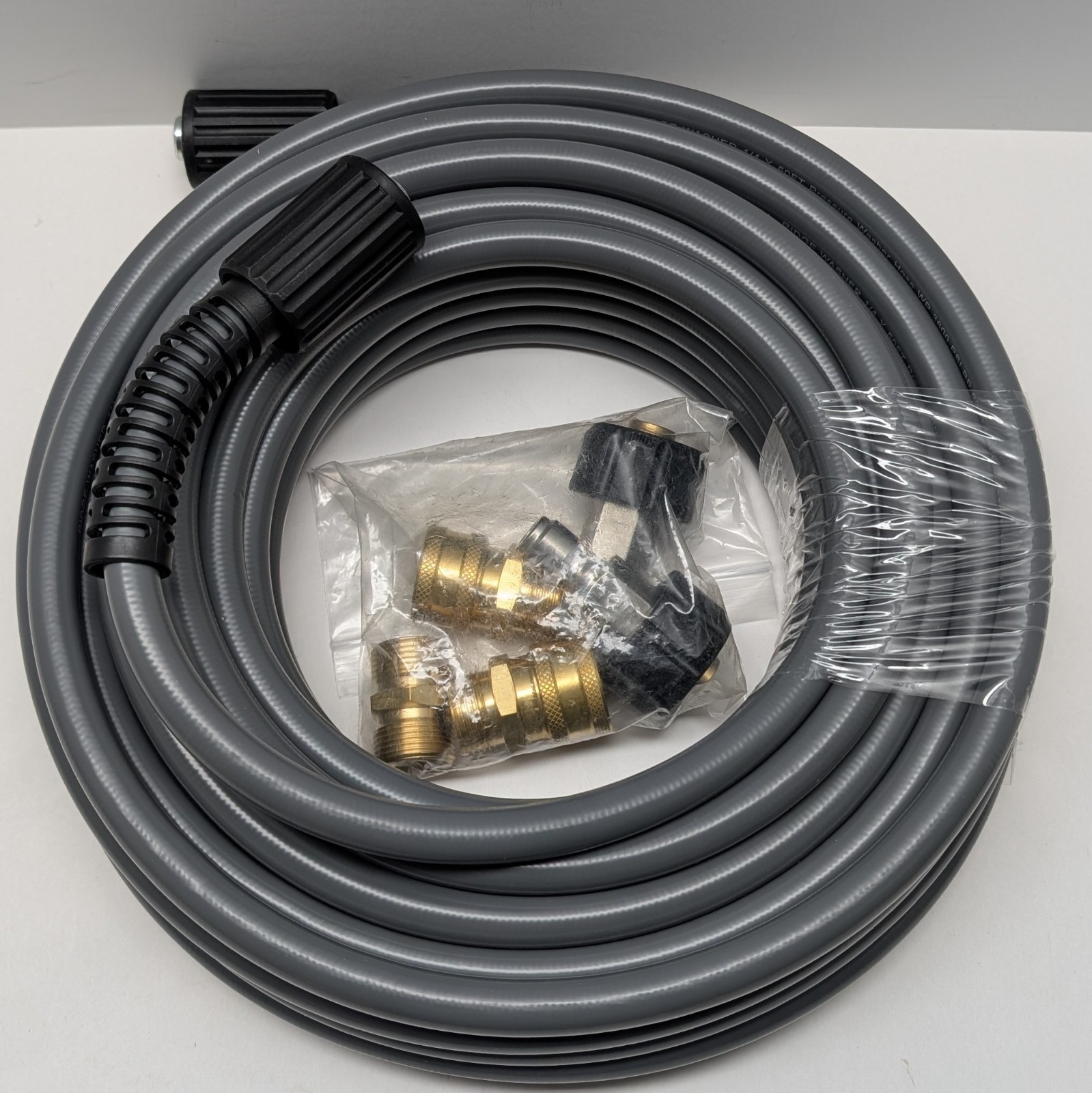 RIDGE WASHER Pressure Washer Hose 50 FT, 1/4 Inch for Most with M22 14mm Fitting