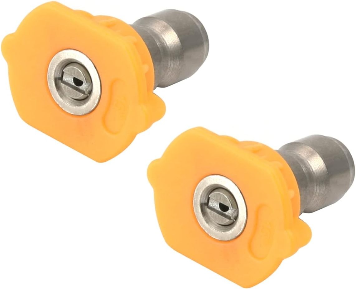 Compact 1/4″ 15° Stainless Steel Spray Nozzle Set – Perfect for Pressure Washing