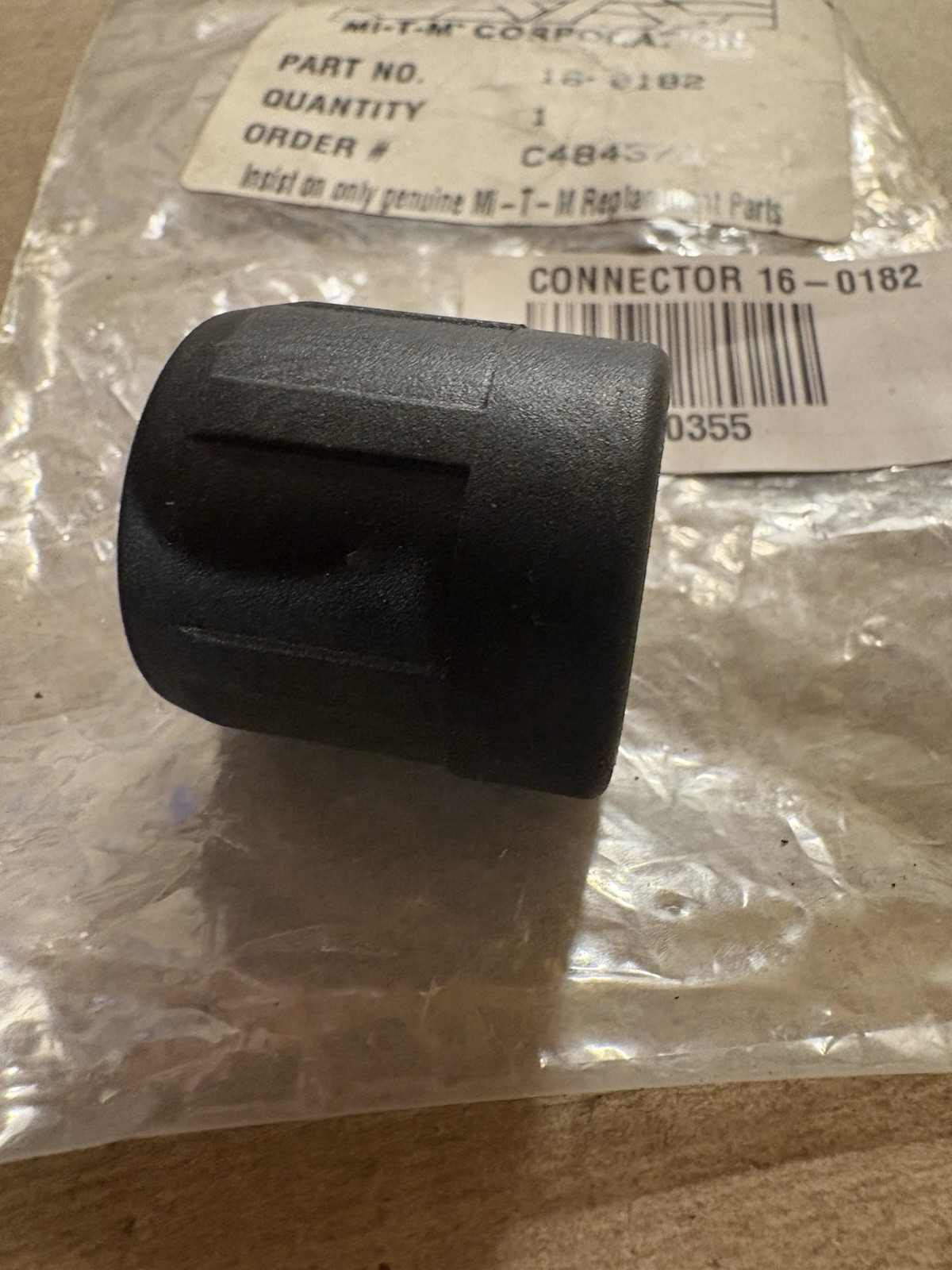 GENUINE OEM NOS Mi-T-M 16-0182 GUN AND WAND CONNECTOR [9893E]
