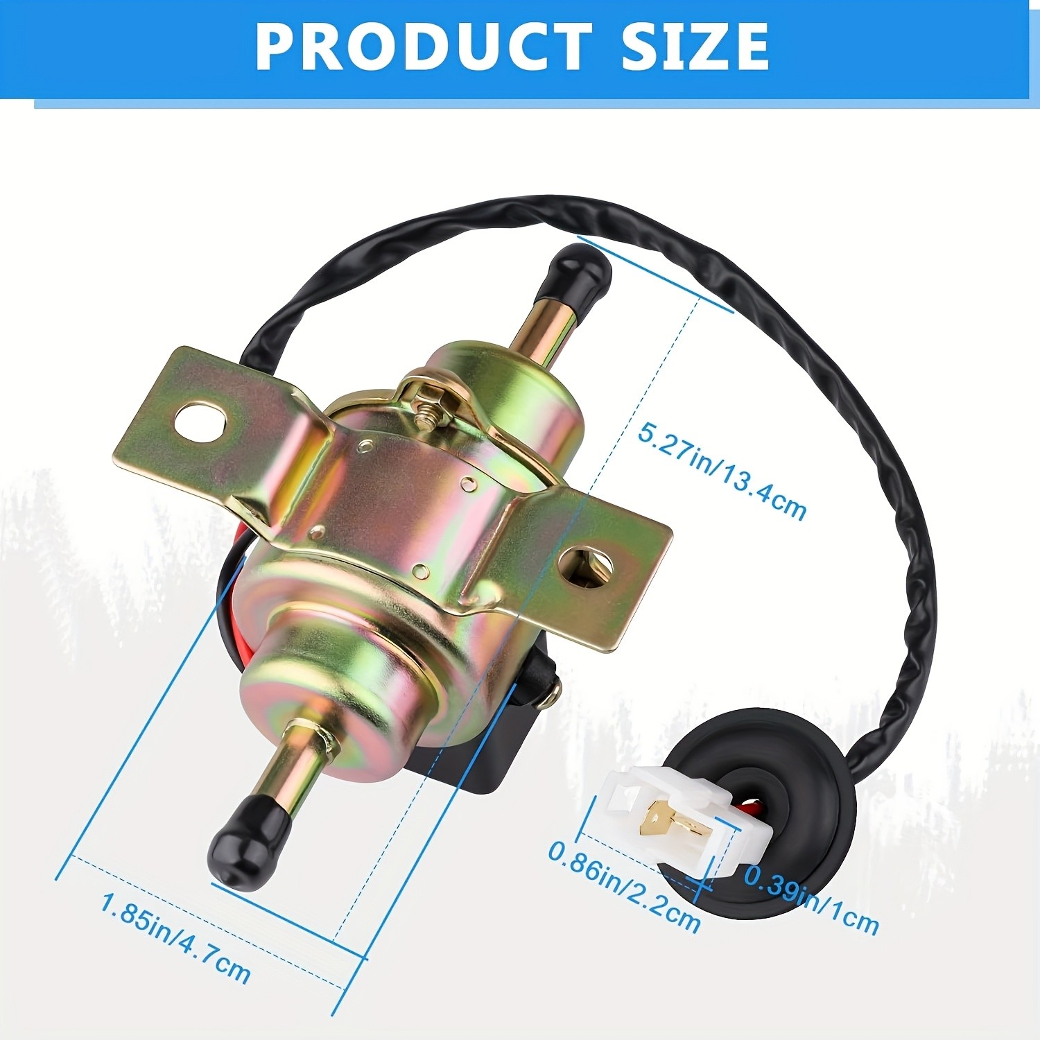 Functional Adaptable Stable Easy to Install 12V Universal Electric Fuel Pump Kit