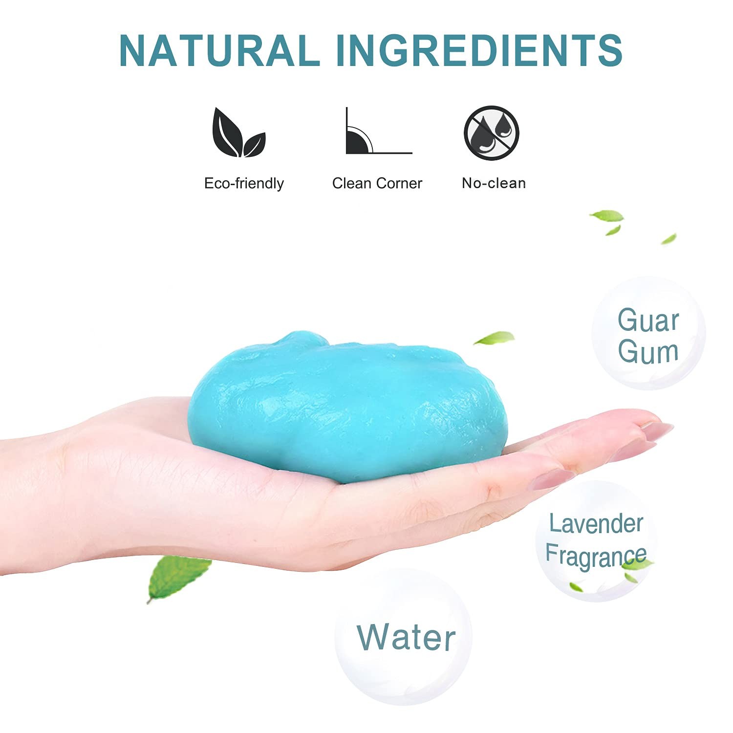 Cleaning Gel for Car Detailing Putty Vent Cleaner Goo 1 Pack, Blue