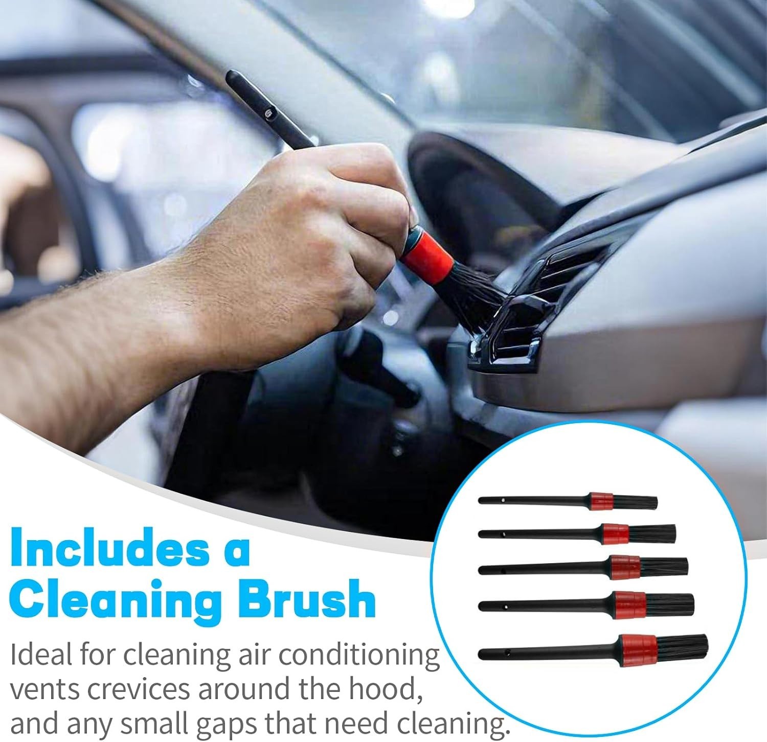 Tornado Detailing Car Cleaning Gun with Metal Nozzle | Interior Drying Air Gun |