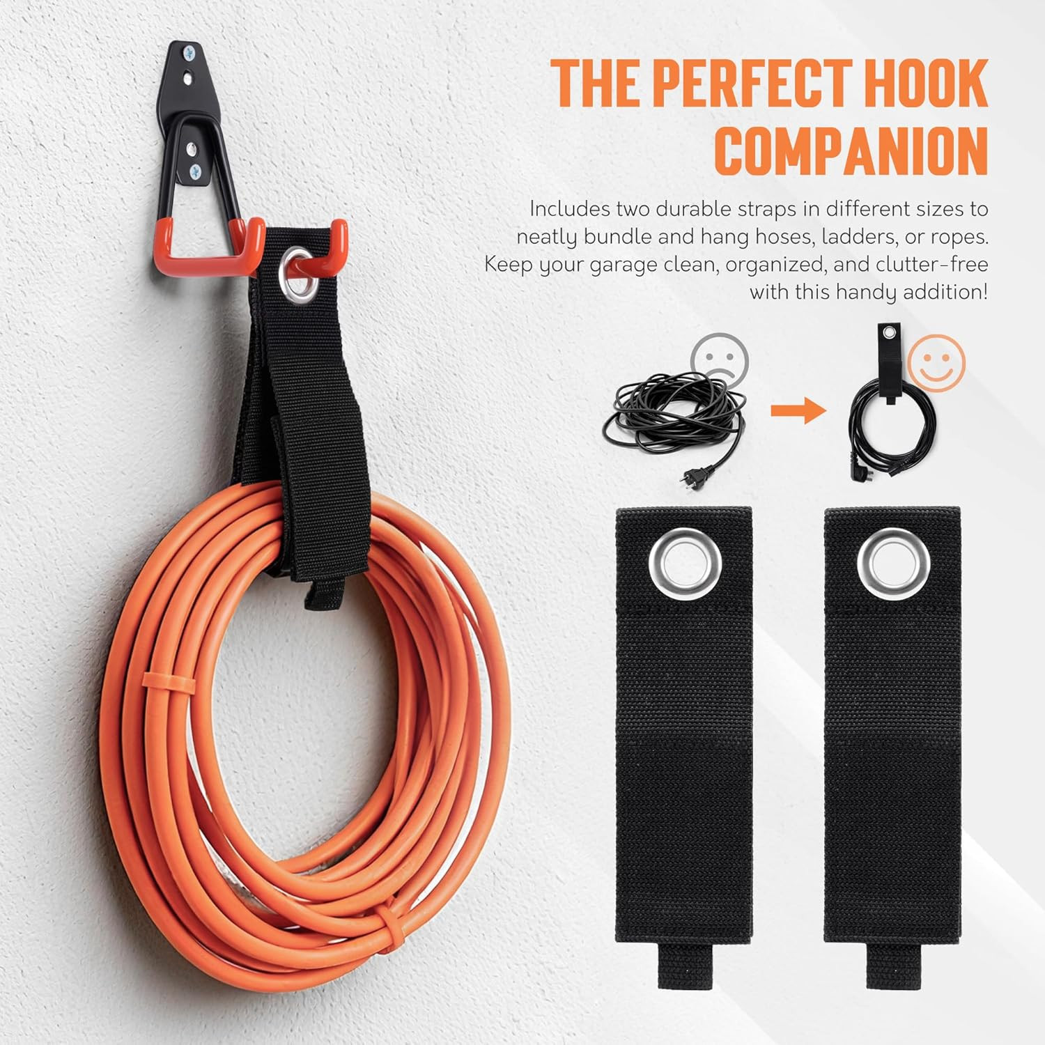 Garage Hooks, 20 Pack Garage Organization, Wall Storage Hooks Heavy Duty for Han