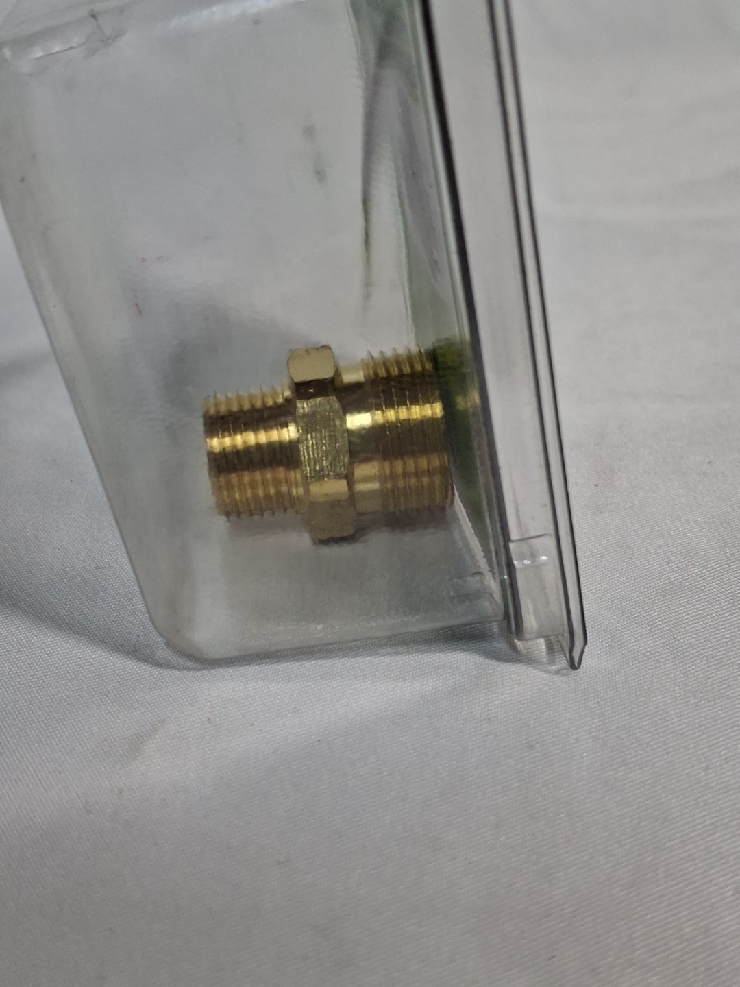Forney 75117 Pressure Washer FITTING Screw Nipple, M22M to 3/8″ MALE Brass