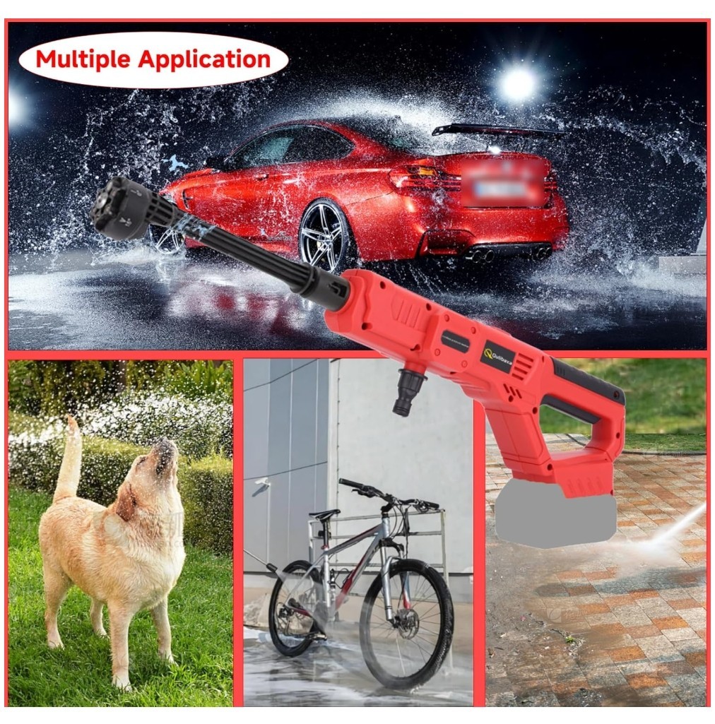Cordless Pressure Washer for Milwaukee M18 Battery, 900 PSI Portable Power Washe