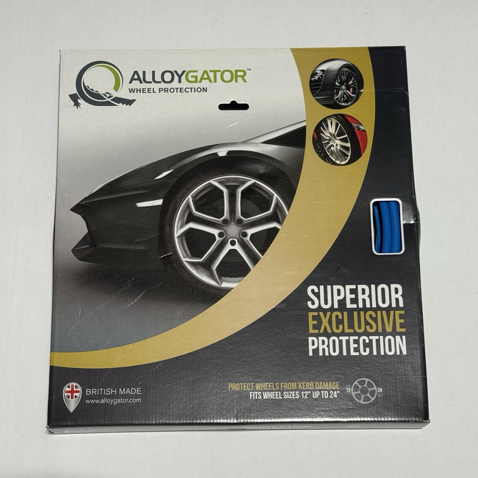 AlloyGator Blue Rim Protector for Car Wheels Fits 12-24 Wheel Diameter Listing A