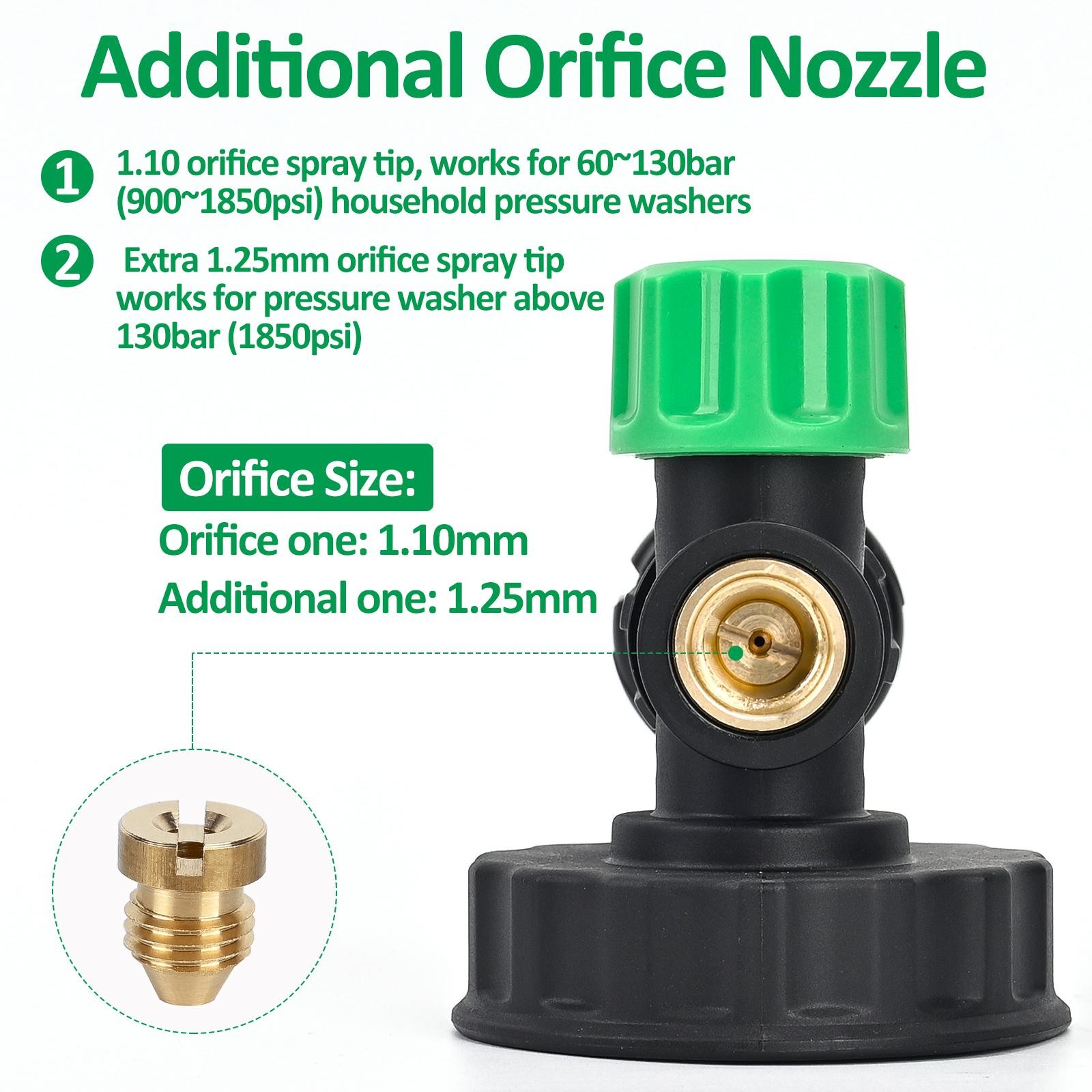 Car Wash Snow Foam Lance Nozzle Cannon Generator High Pressure Washer Tool