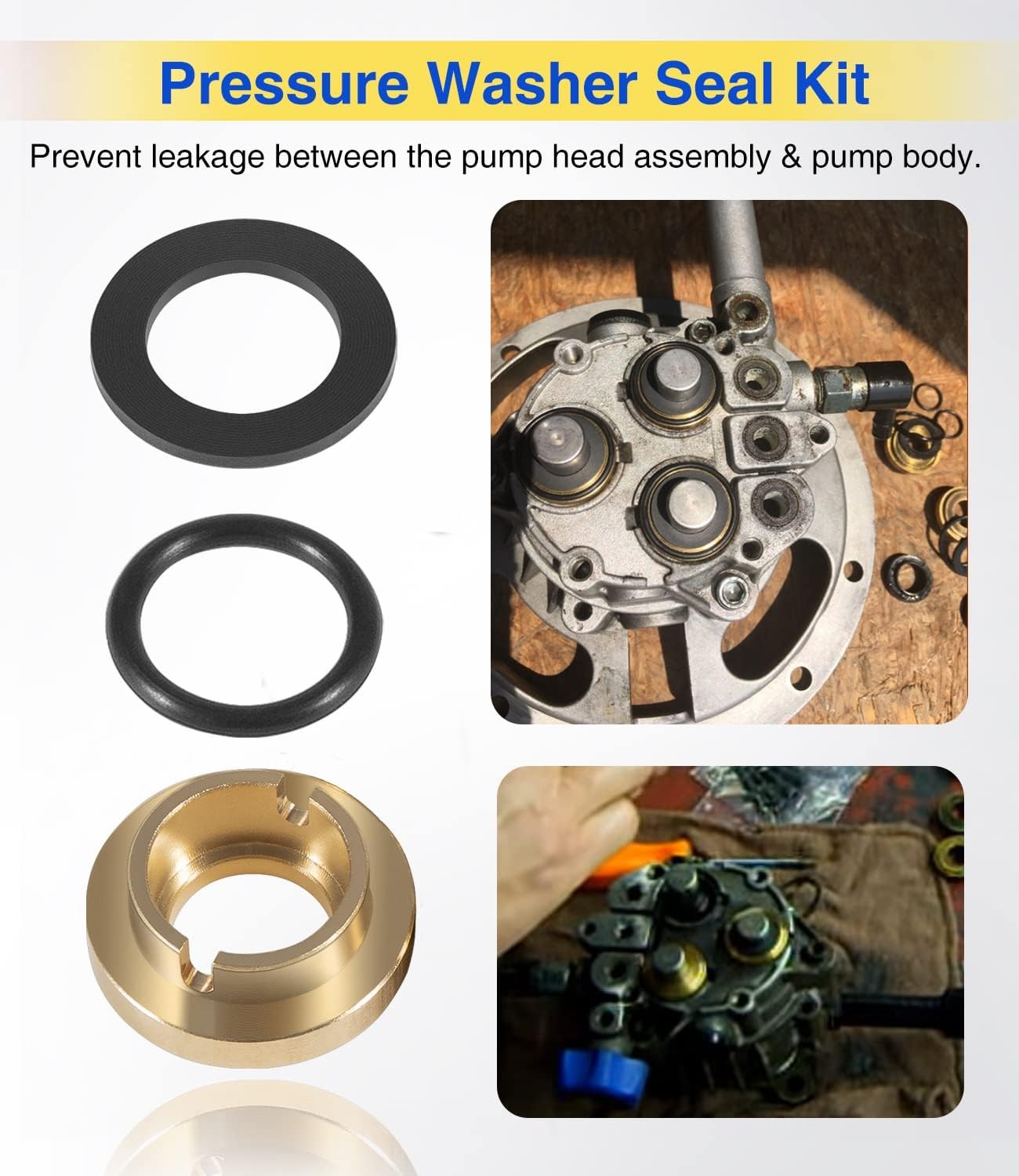 Pressure Washer Seal Kit Set For Briggs & Stratton 190595GS 190711GS