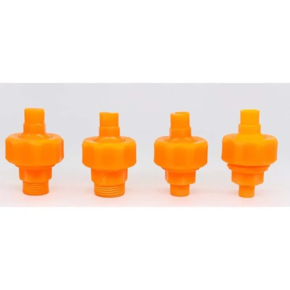 Universal Fan Shaped Conical Nozzle for Electroplating Cleaning Spray PP Plastic