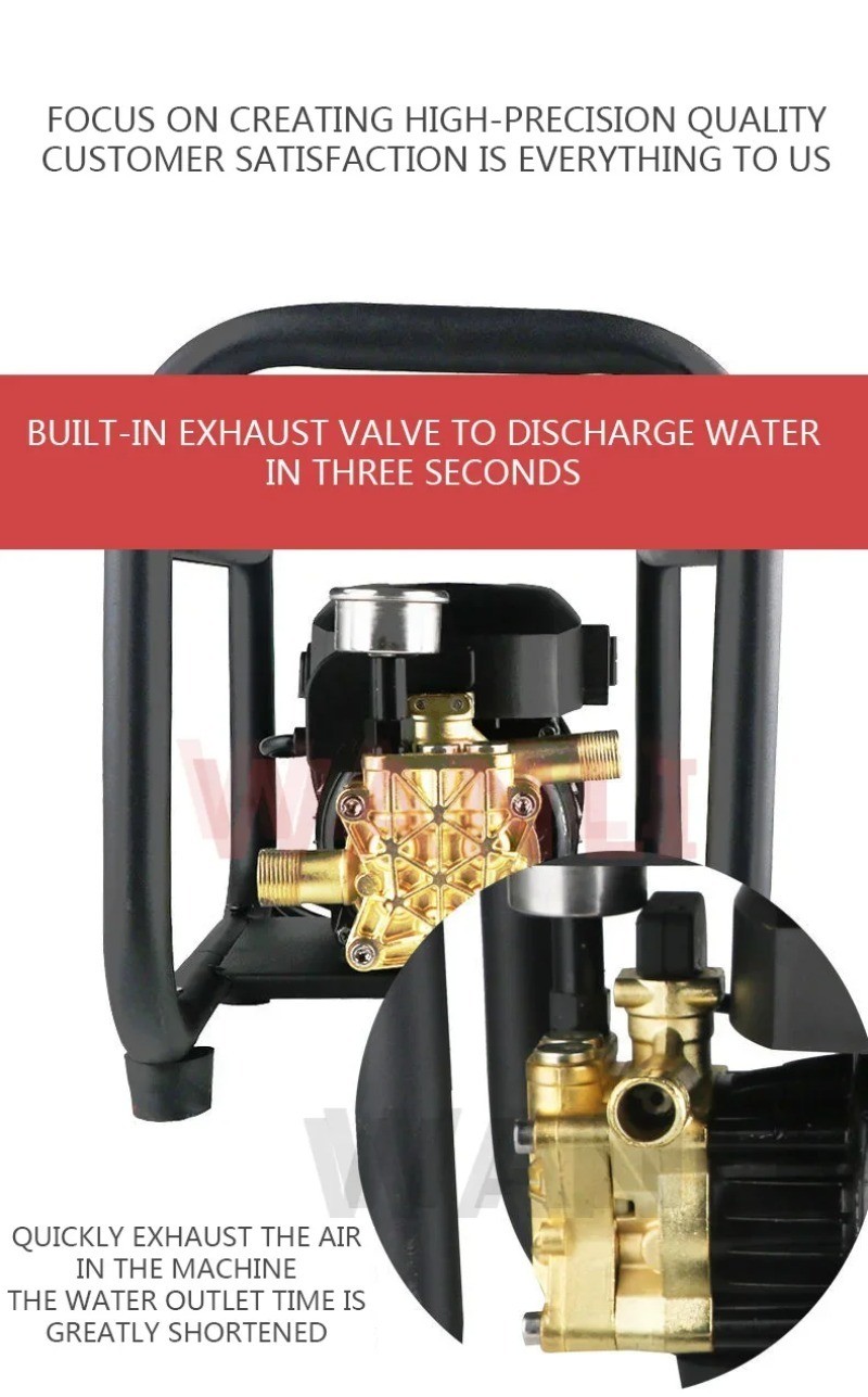 High-Pressure Water Jet 220V Fully Automatic High-Power Car Wash Machine