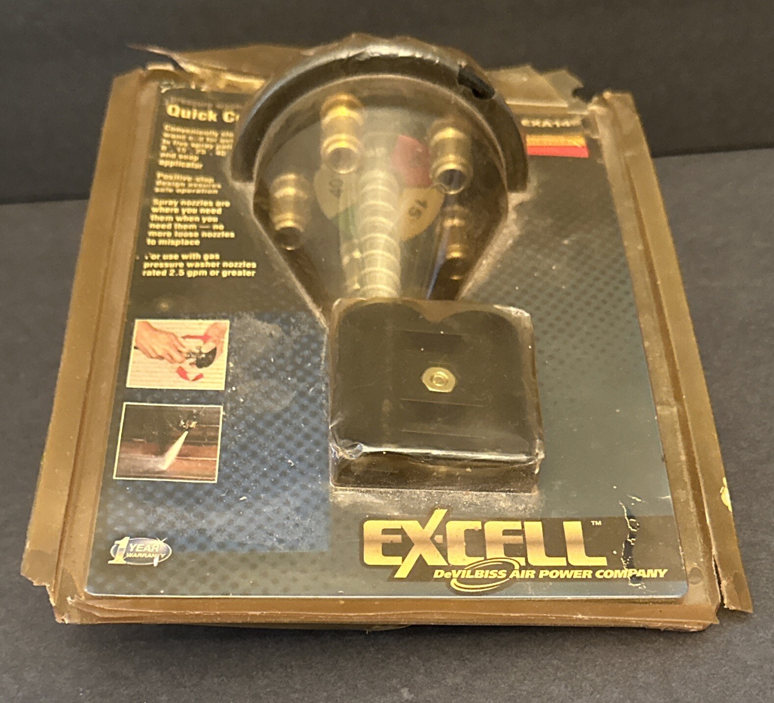 New 5-in-1 SPRAY NOZZLE Turret fits Excell Devilbiss Commercial Premium EXA145