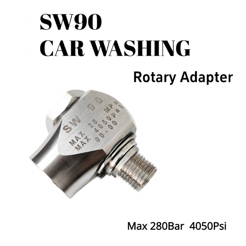 Long Lasting G3/8 And G1/4 Threaded Swivel Adapter For Pressure Washer Systems