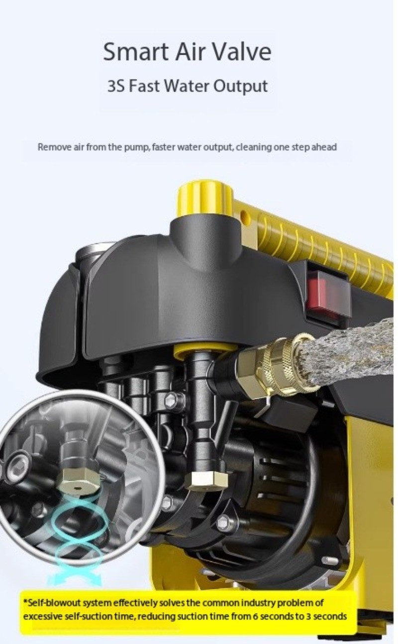 High-Pressure Portable 220V Household Cleaner with Water Gun and Pum