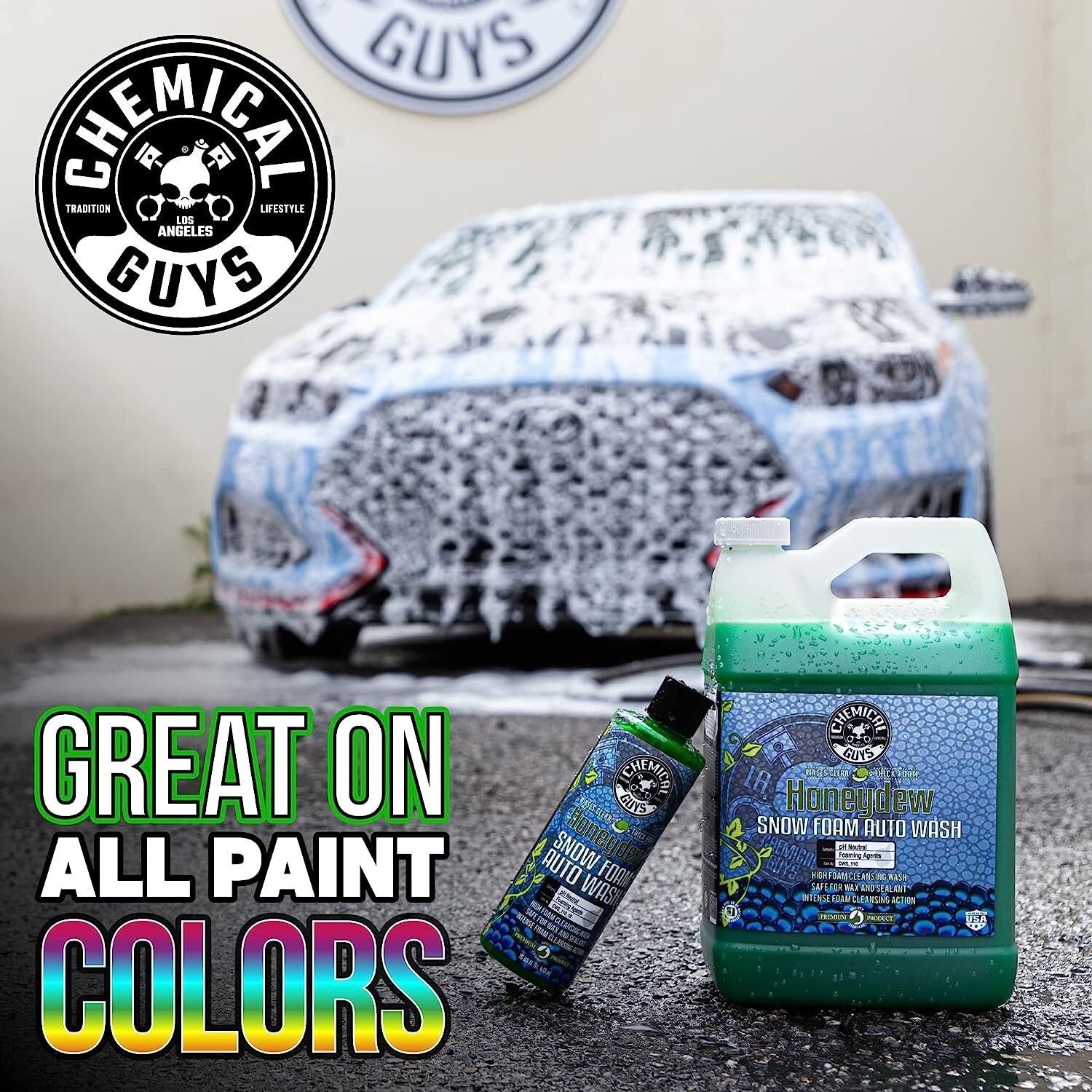 Car Wash Snow Foam Shampoo Pressure Washer Jet Gun Soap Cleanser Cannon 16 Oz