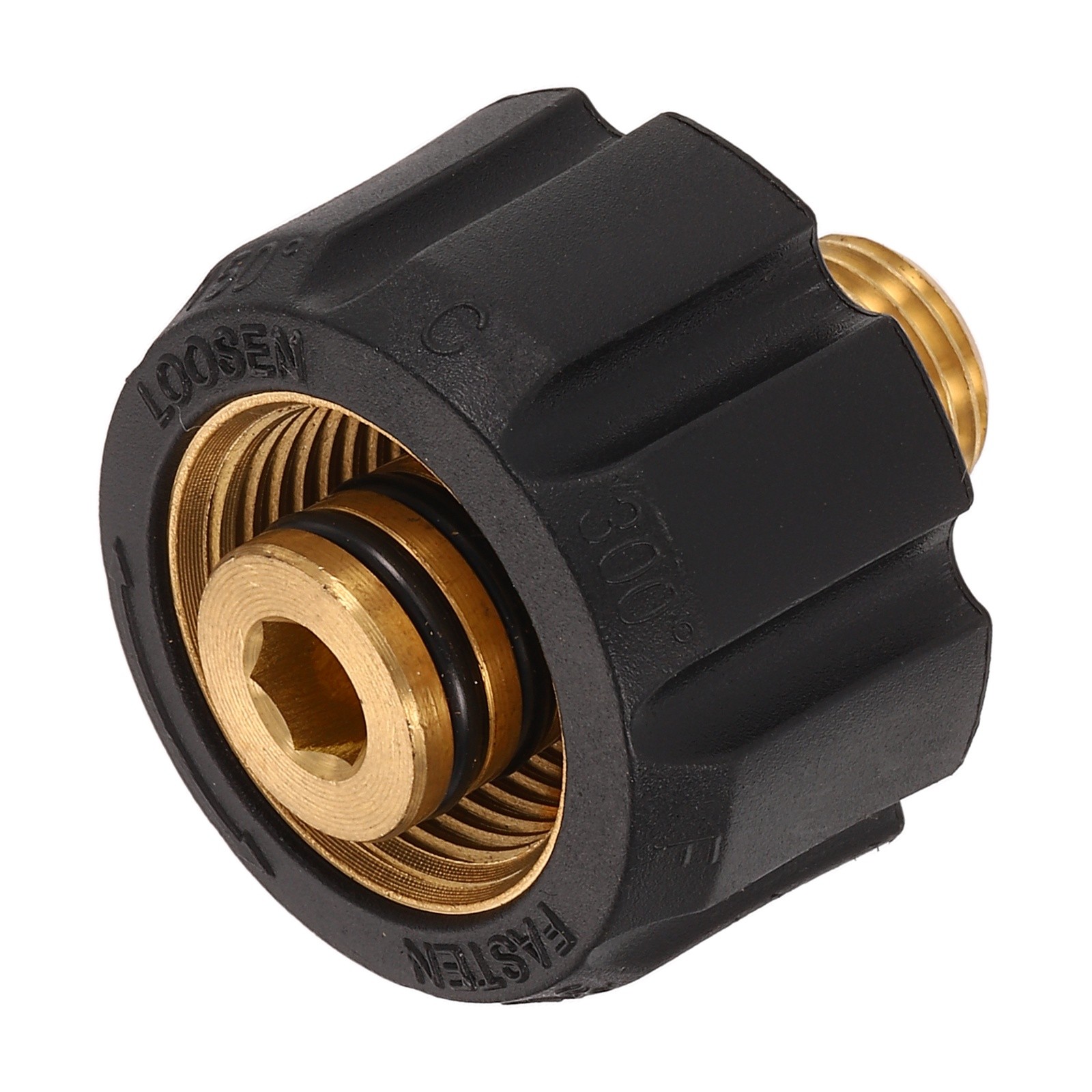 Pressure Washer Adapter, M22 14mm Female to G1/4″ Male 36mm Brass Fittings