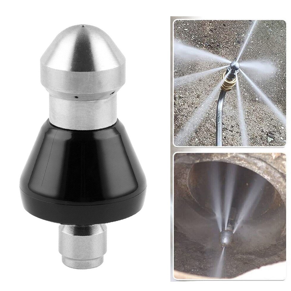 Stainless Steel 2 Point Short Pointed Front 6 Hole Highpressure Nozzle