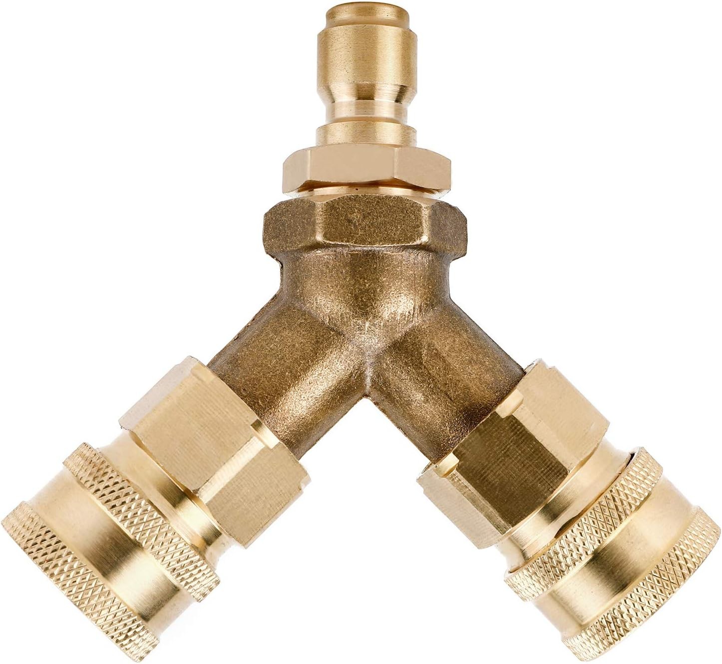 Pressure Washer Tee 3/8″ Fitting Splitter Coupler Quick Connect Power Washer