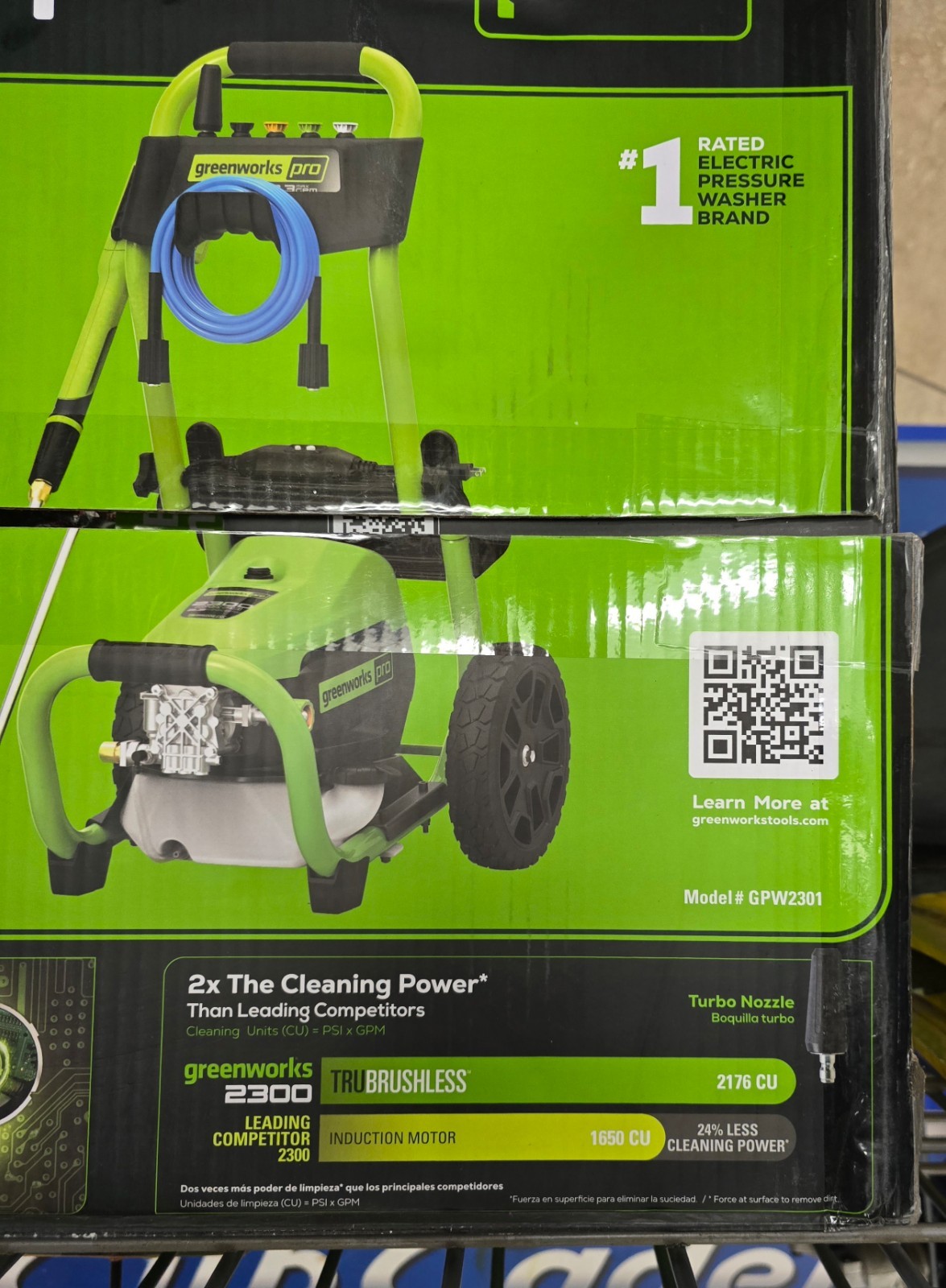 Greenworks Pro 2300-PSI 2.3-GPM Electric Pressure Washer