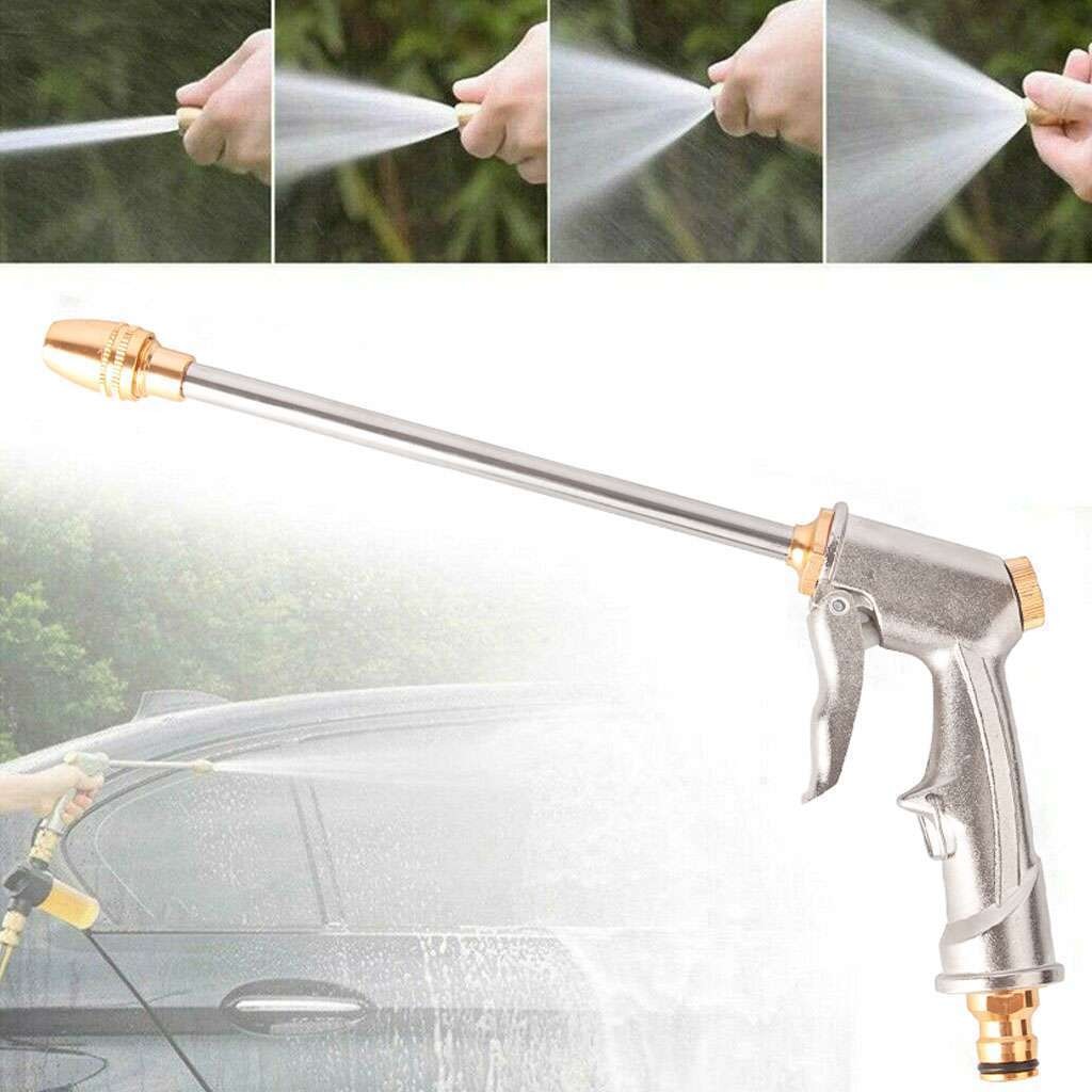 High-Pressure Washer Wall Water Spray Gun Nozzle Wand Attachment Clean Hose Gun