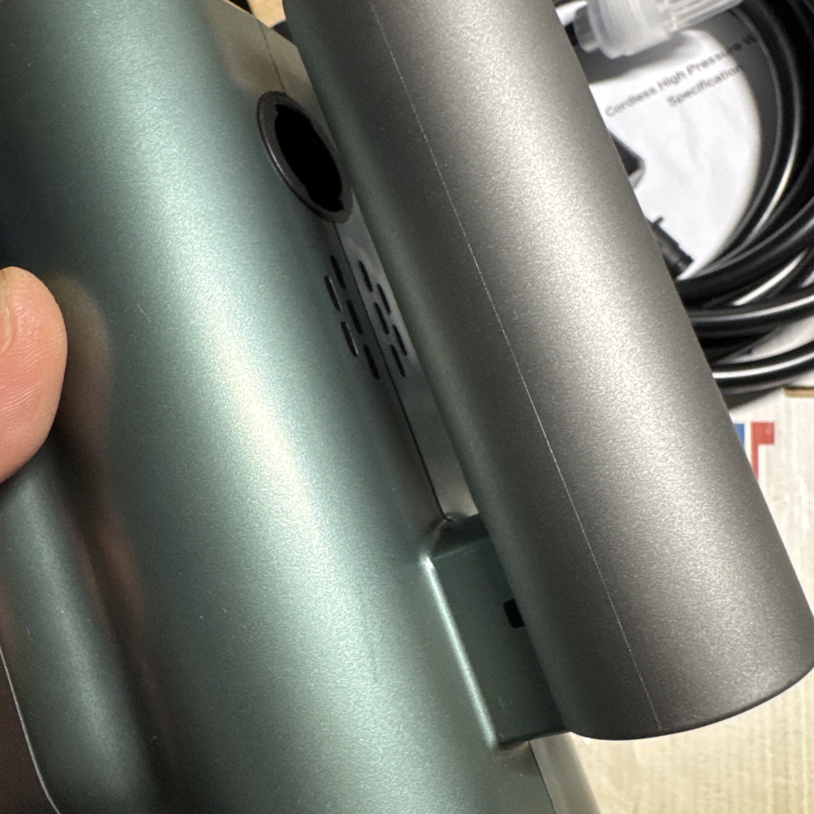 Portable Handheld Cordless Pressure Washer, Lithium Battery Powered