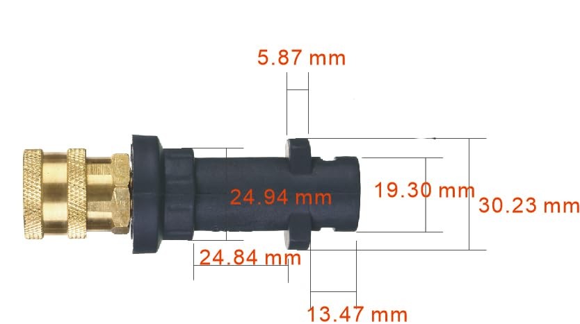 Pressure Washer Gun Adapter to 1/4″ QC, Compatible Karcher K2-K7