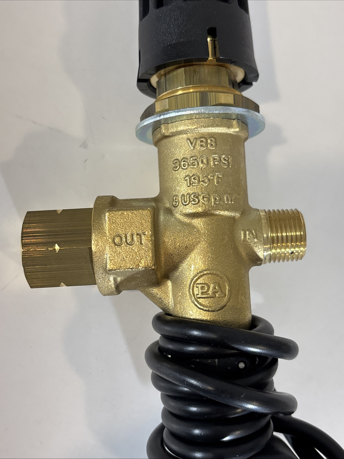 PA VB8 Unloader Valve with PR5 Switch 3650 PSI 8.0 GPM