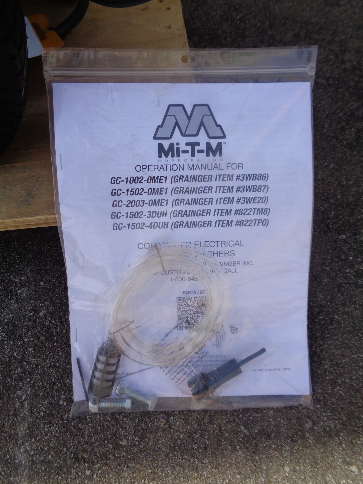 Mi-T-M GC-2003-0ME1 Electric Pressure Washer 230 V 2,000 psi, 2.8 gpm, 4 hp