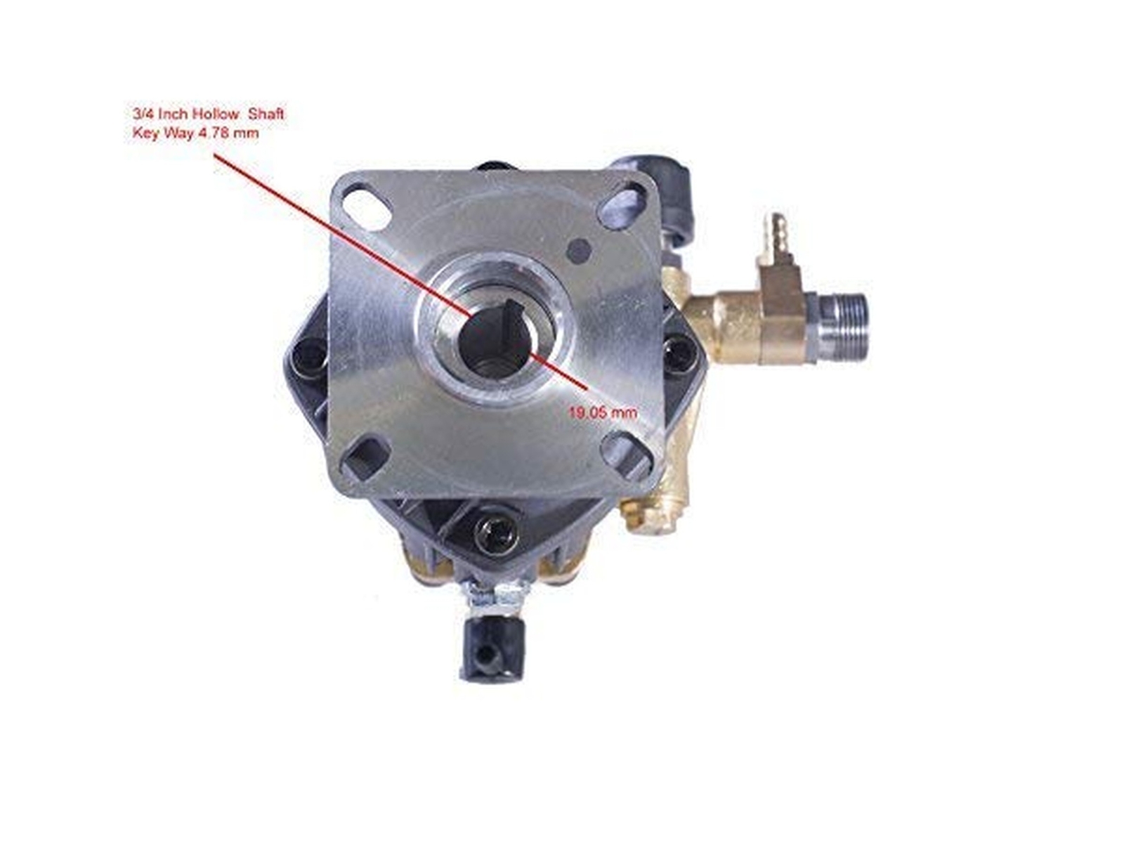 Canpump CH 2830 G: 2800 psi @ 3 US gpm, 3/4-in Shaft Pressure Washer Pump