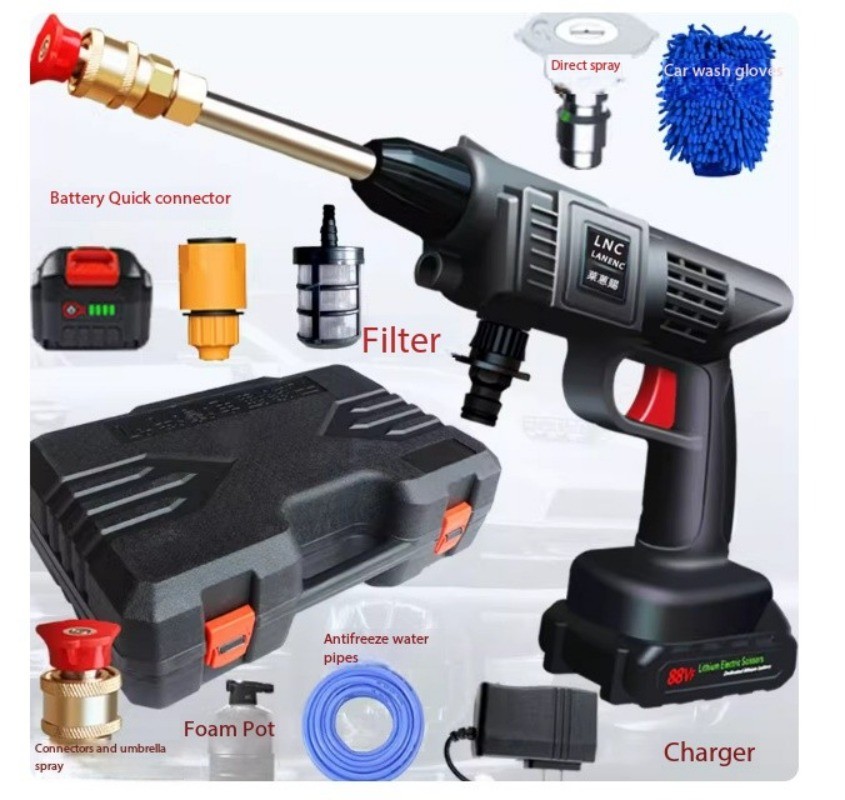 220V Electric Pressure Booster Charger for Vehicles and Home Watering
