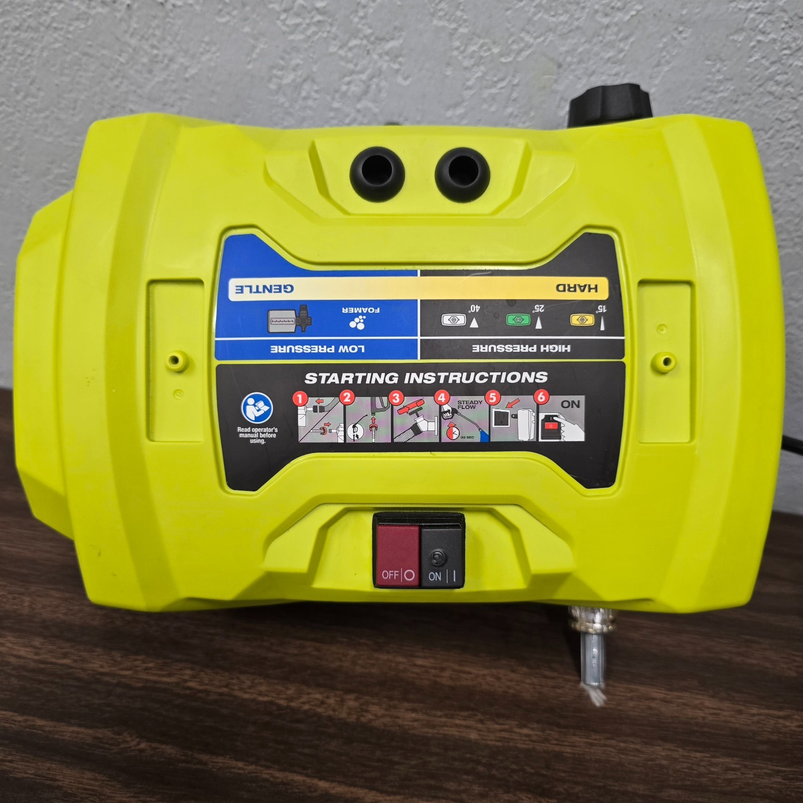 Ryobi 1200 PSI 1.8 GPM Cold Water Automotive High Flow Electric Pressure Washer