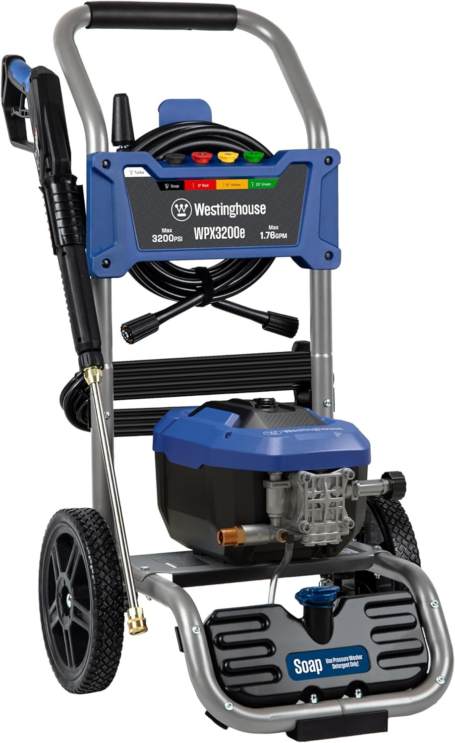 Westinghouse WPX3200e 3200 PSI Electric Pressure Washer with 5 Nozzle Set