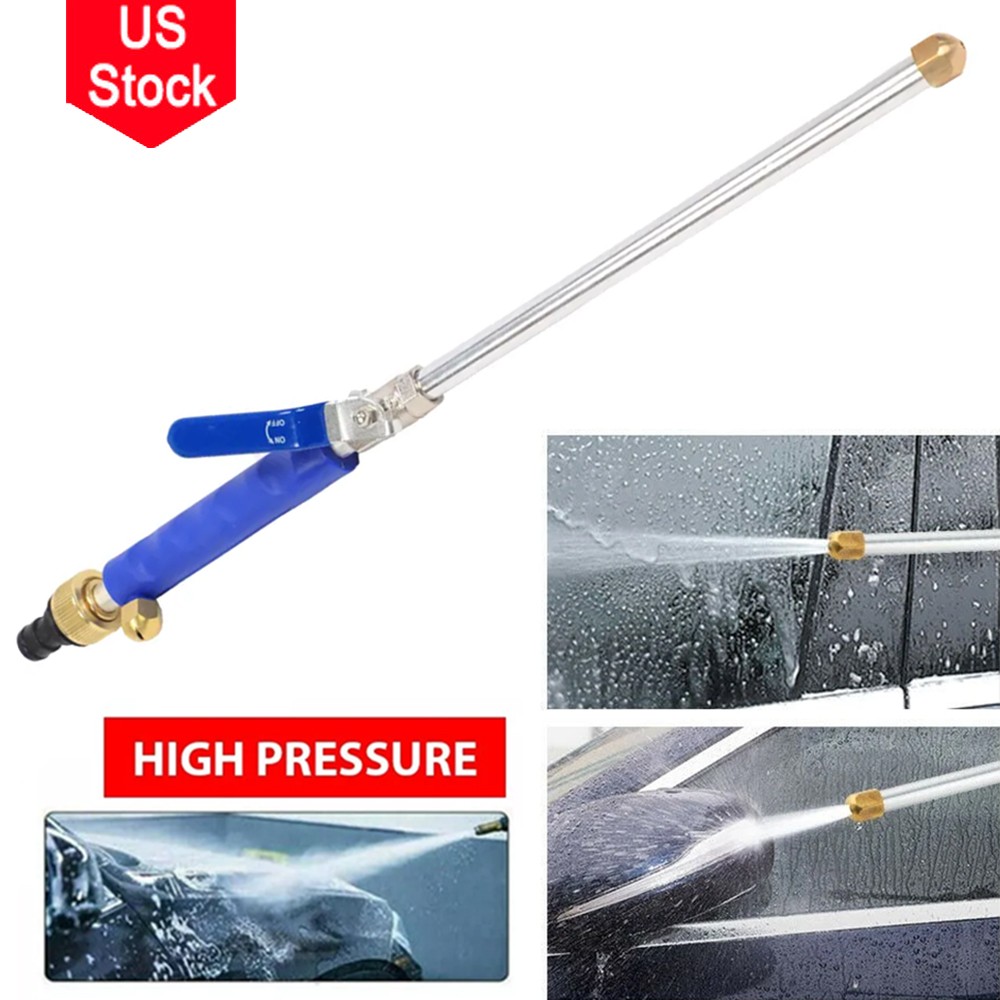 High Pressure Power Washer Water Spray Gun Nozzle Wand Attachment Hose USA