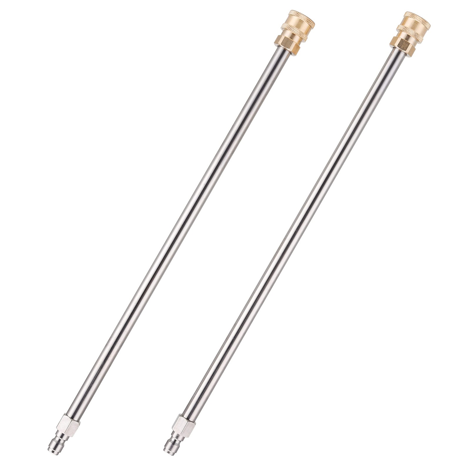 2 Pack 17in Pressure Washer Extension Wand 1/4 Inch Quick Connect Lance