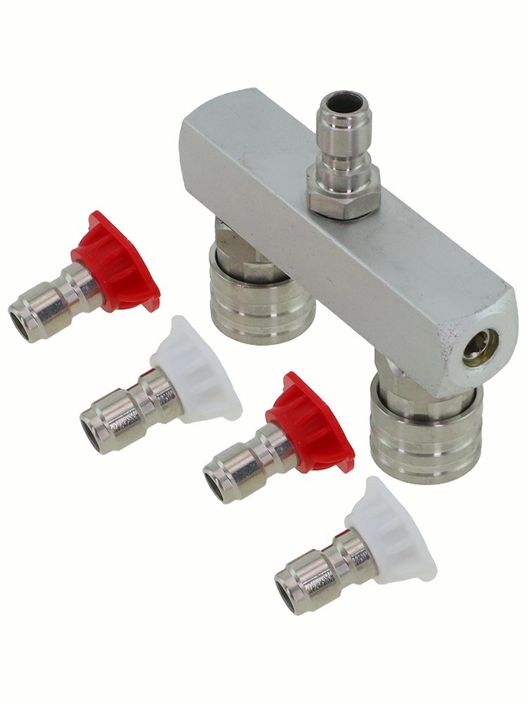 Efficient Cleaning Solution Dual Nozzle Compatible with 5000 PSI Washers