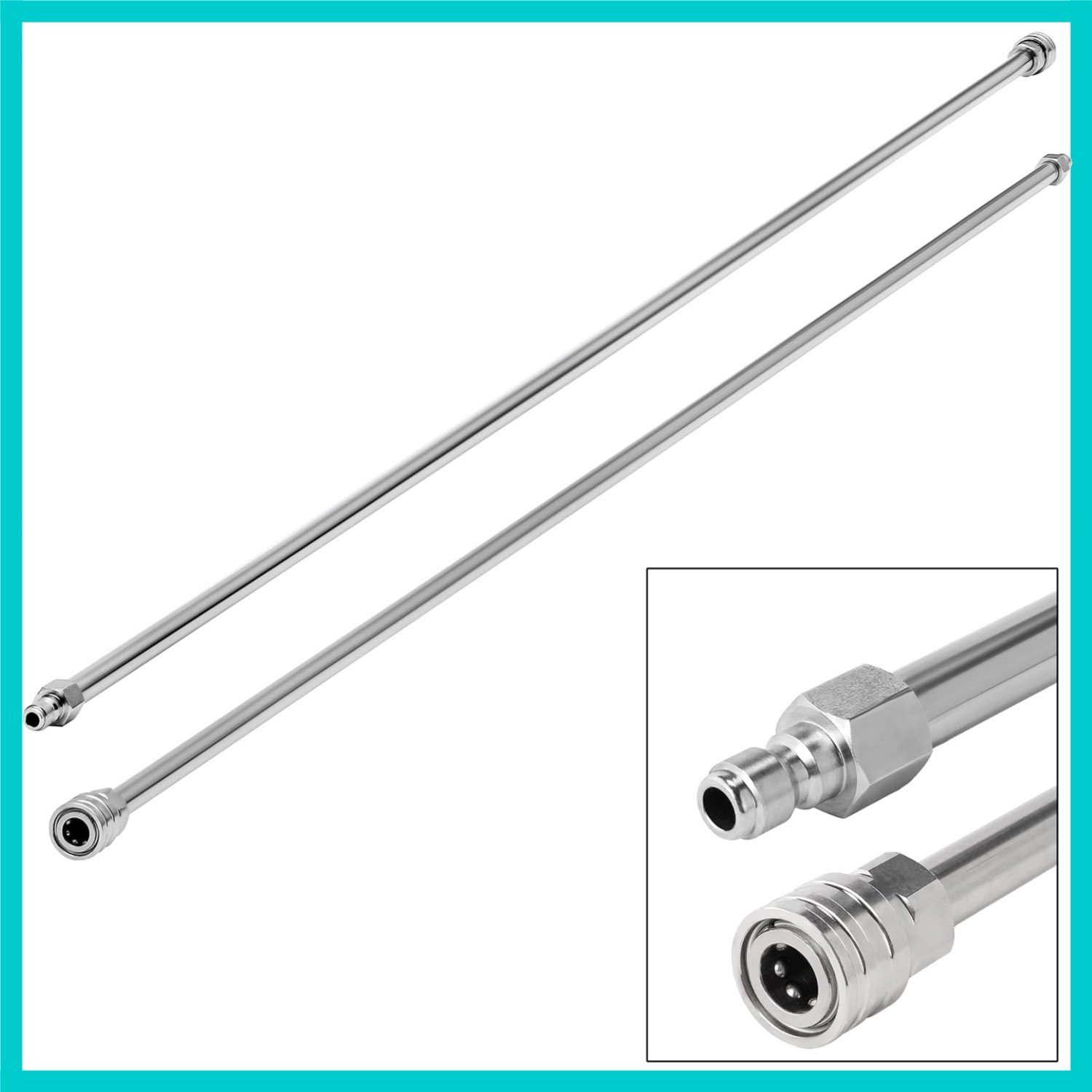 Durable 60-Inch Power Washer Extension Wands – Quick Connect & Superior Strength