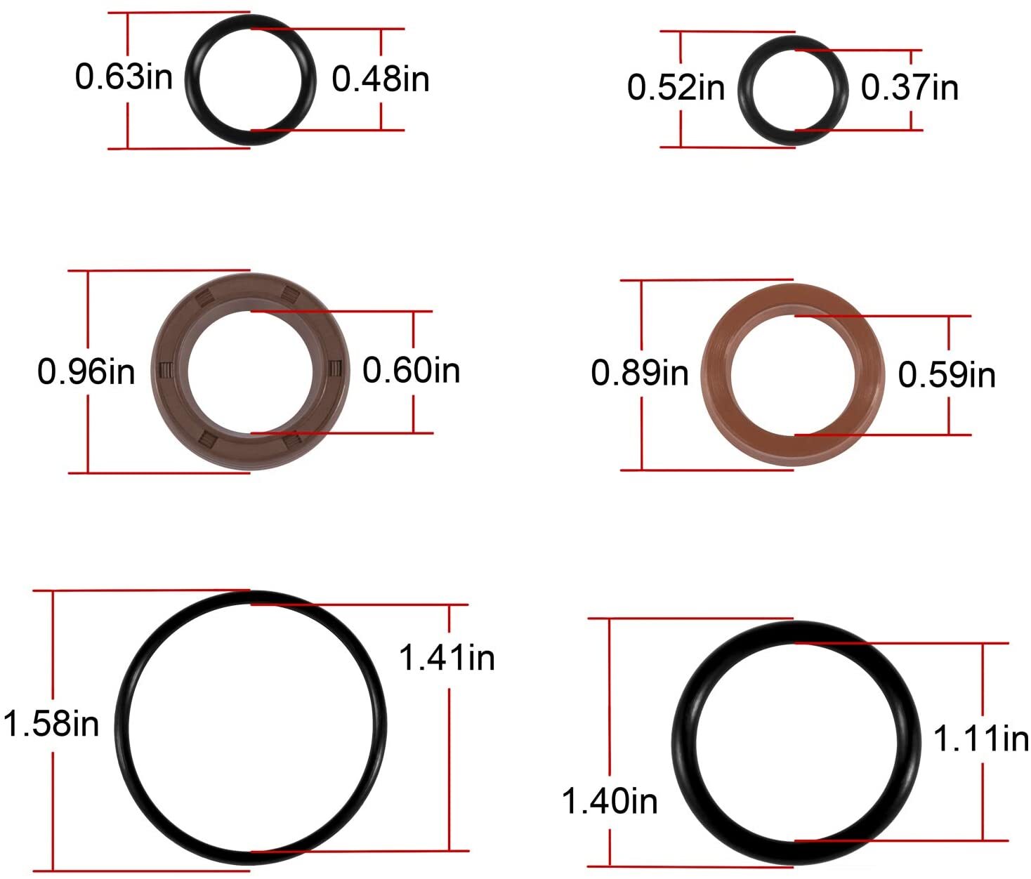 Packing Kit Pressure Washer Pump Seal Repair Accessory Kit 5019006400 Comet ZWD
