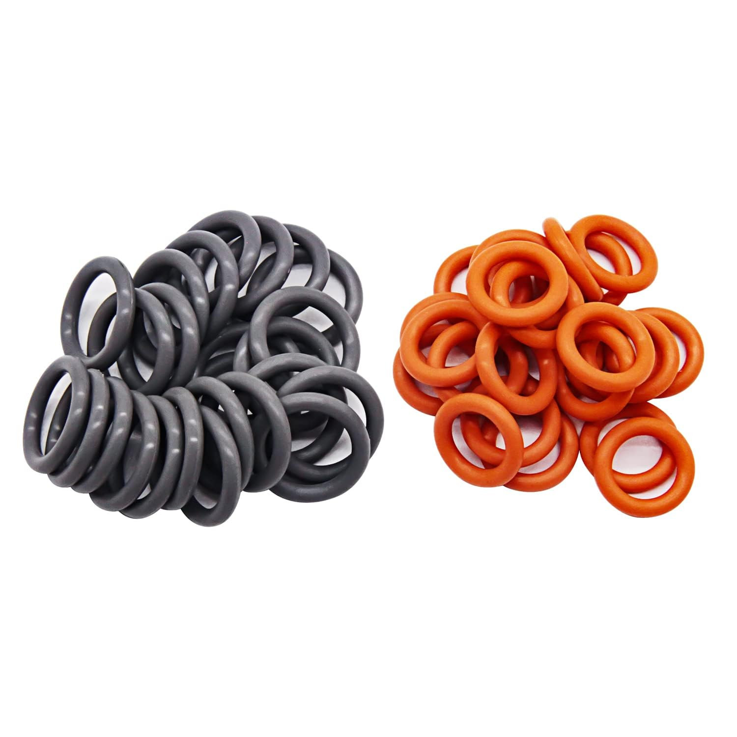 1/4″ 3/8” Pressure Washer Quick Coulper QD Colored O-Rings(25Orange+25Grey) – M
