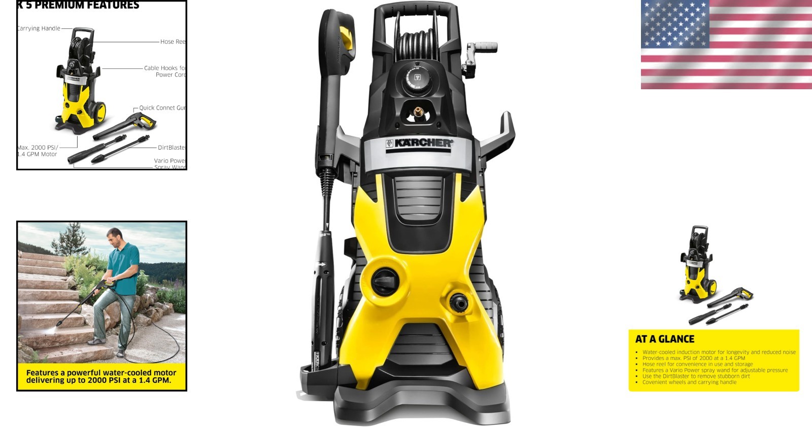 K5 Pressure Washer – Vario Power & Dirtblaster Wands