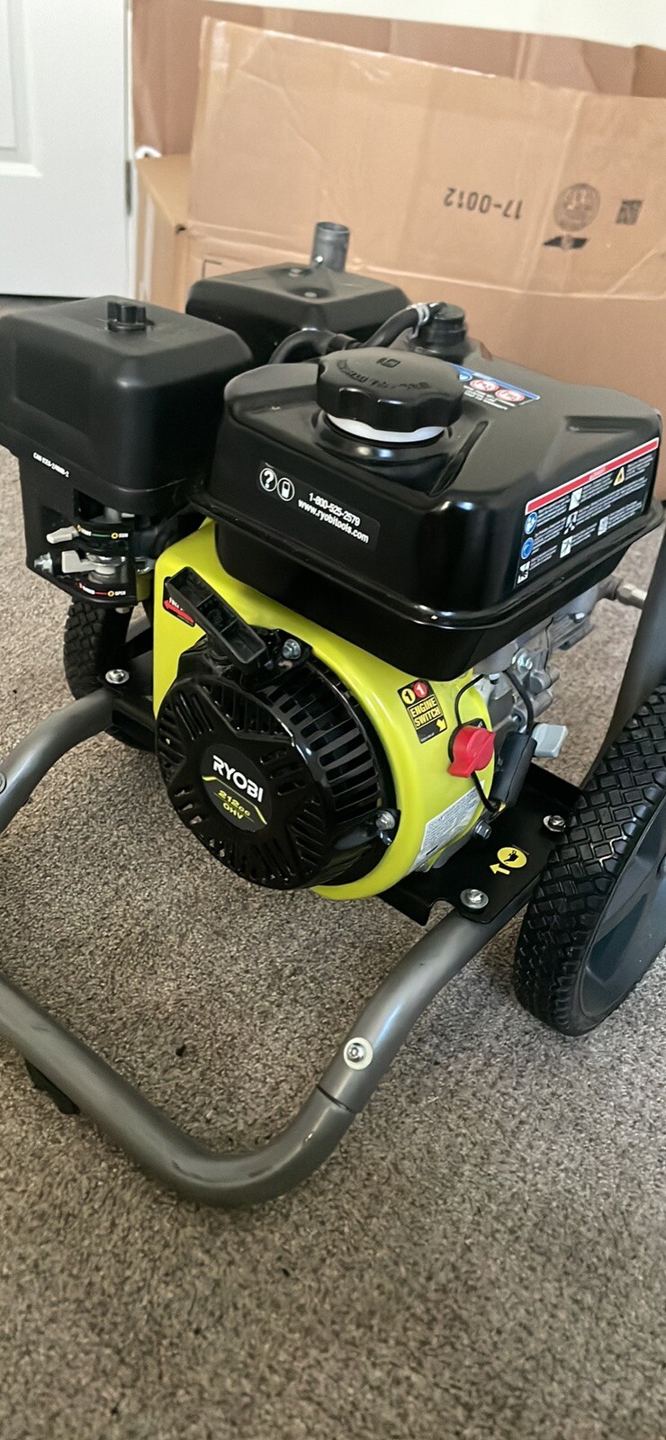 RYOBI 2900 psi Gas Pressure Washer – RY802925VNM
