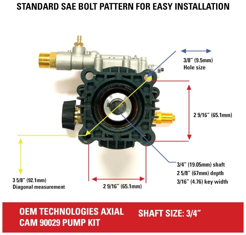 OEM Technologies 90029 OEM Technologies Fully Plumbed 3400 PSI