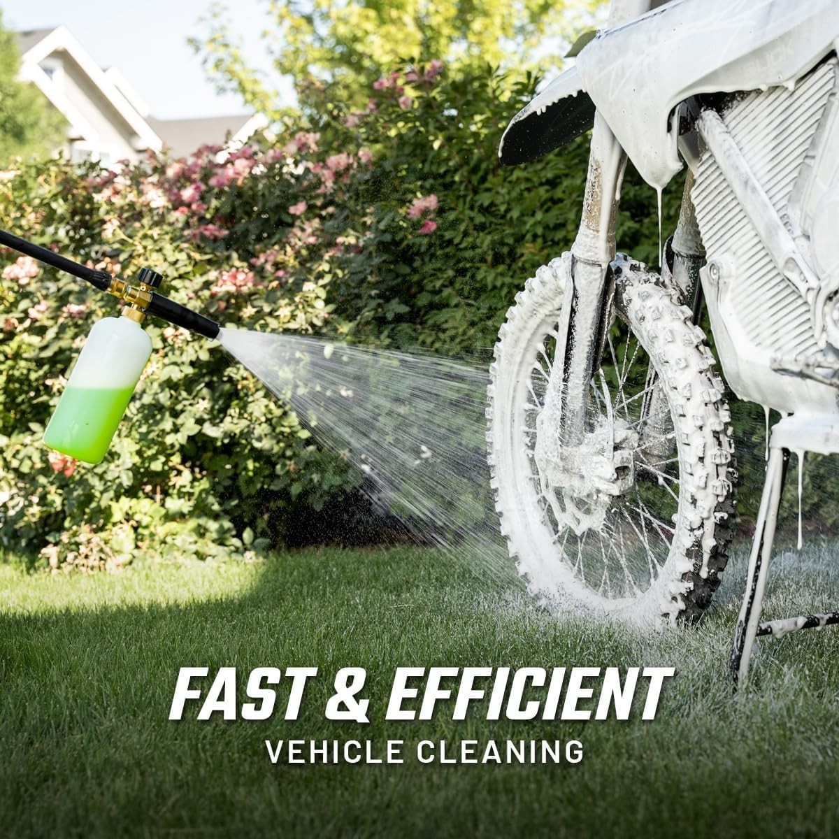 Slick Products Pressure Washer Foam Cannon High Foaming Car Wash Soap Blaster