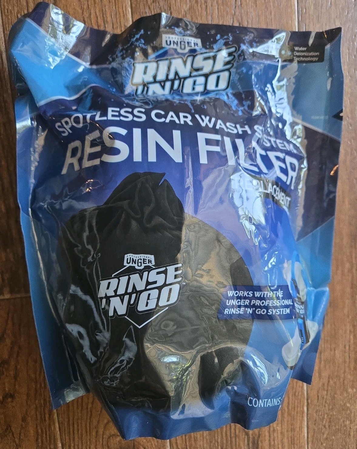 Unger Professional Rinse’n’Go Spotless Car Wash Resin Filter Replacement Bag NEW