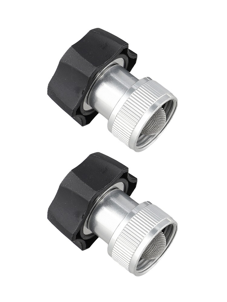Pressure Washer Garden Hose Connector 3/4 Inch Aluminum and Plastic Build