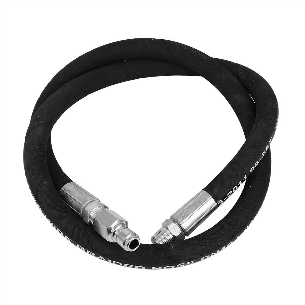 Pressure Washer Whip Hose 4 Ft X 3/8 Inch Hose Reel Connector Hose For Pressure