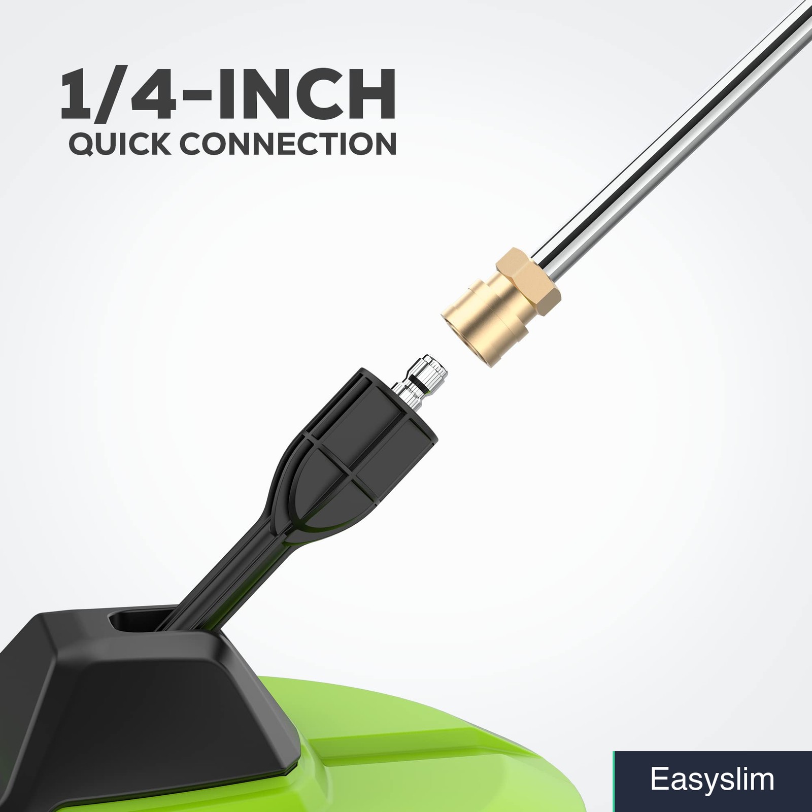12 Inch Surface Cleaner Attachment Pressure Washer Quick Connect 1/4