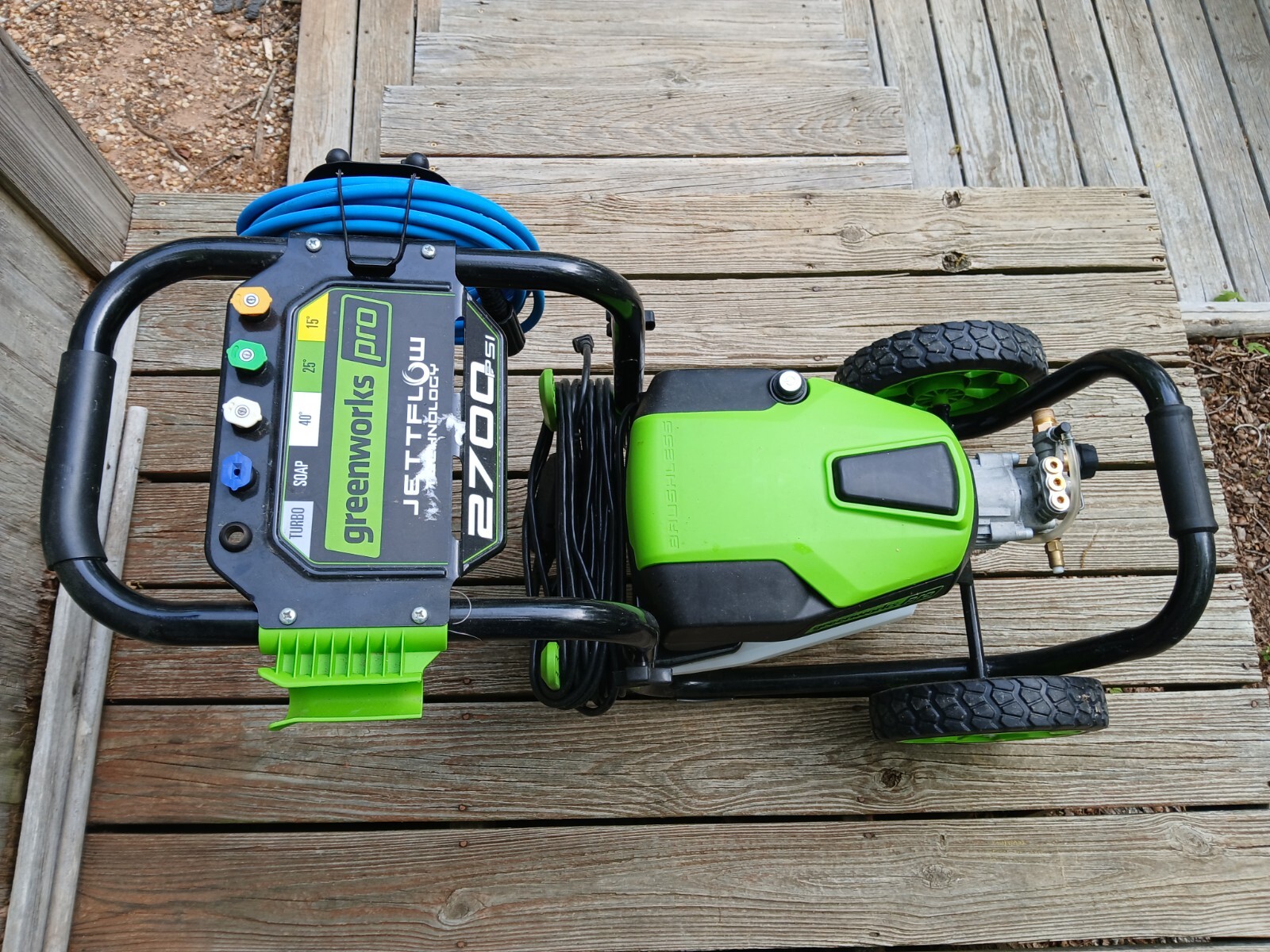 Greenworks Pro 2700 PSI 2.3-GPM Cold Water Electric Pressure Washer (Used Twice)