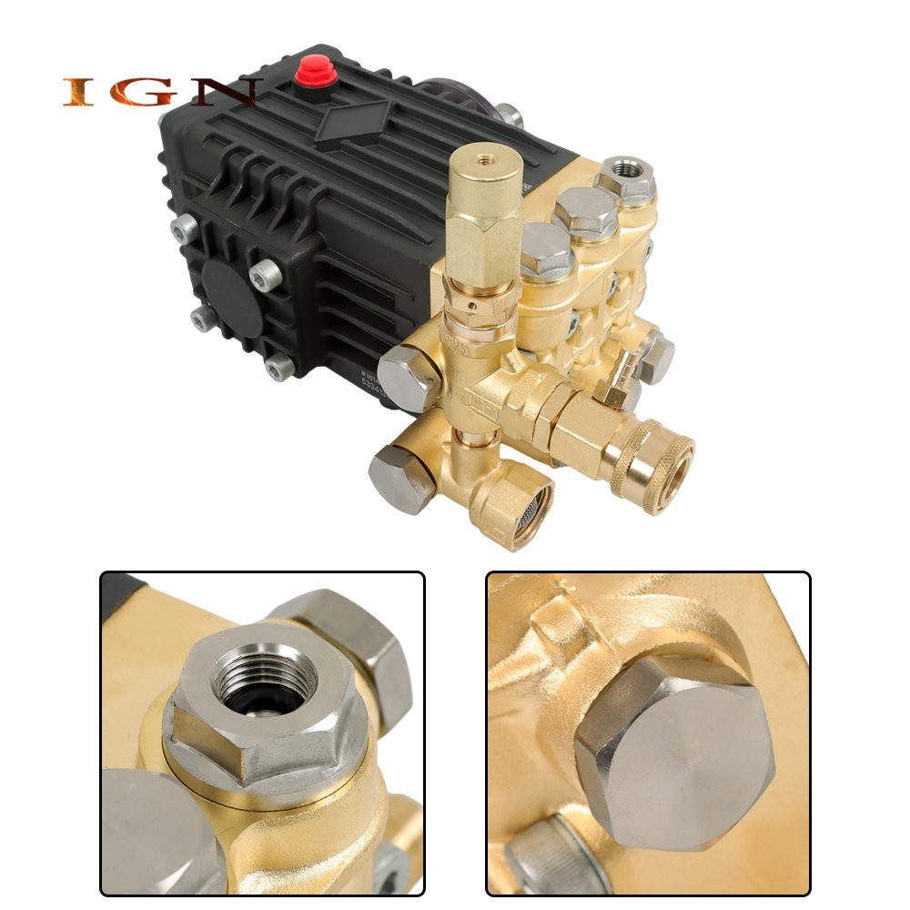 New 3600 PSI 4.9GPM 24mm Belt Drive Pressure Power Washer Pump Solid Shaft