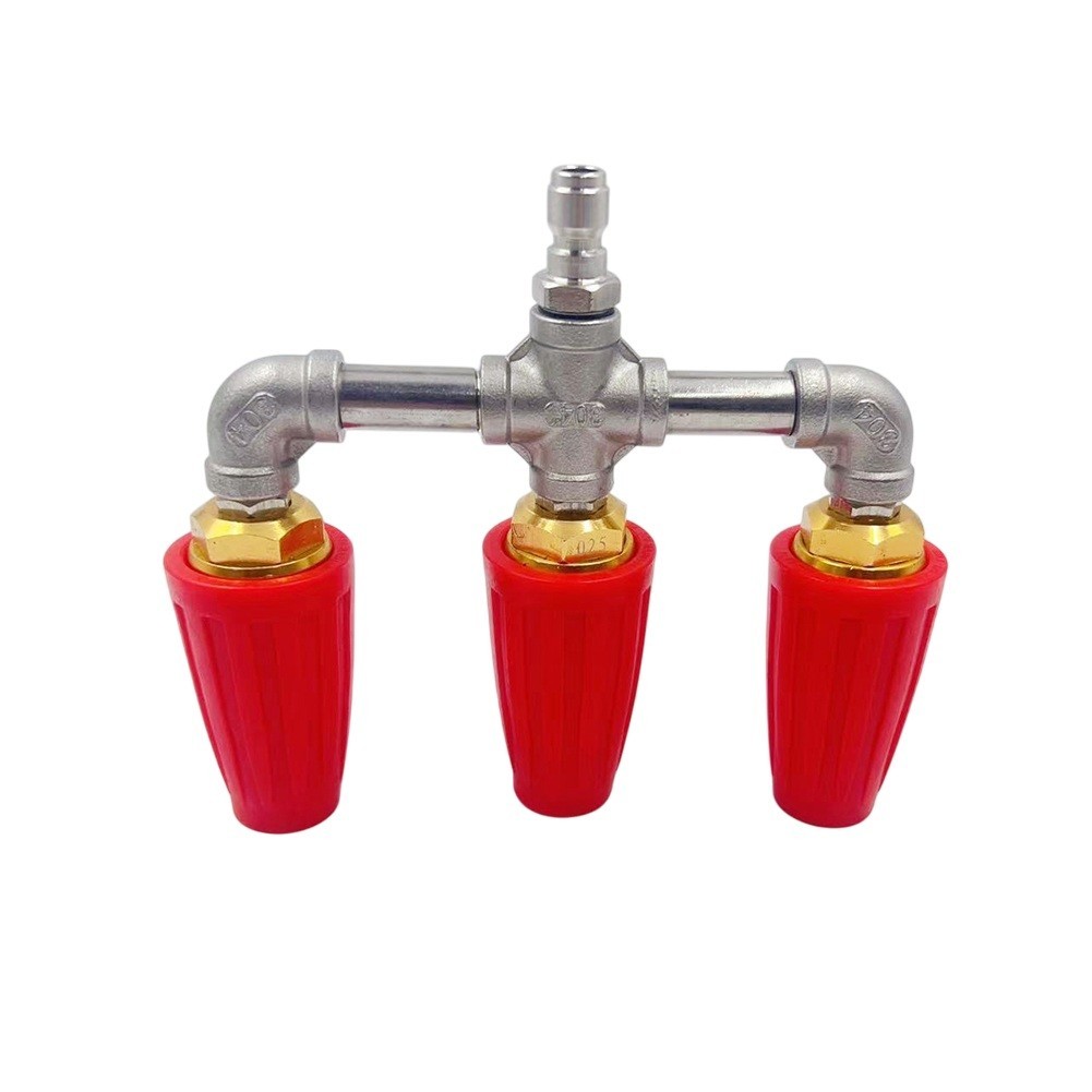 High Efficiency 360 Degree Rotary Turbo Nozzle for Outdoor Cleaning Tasks
