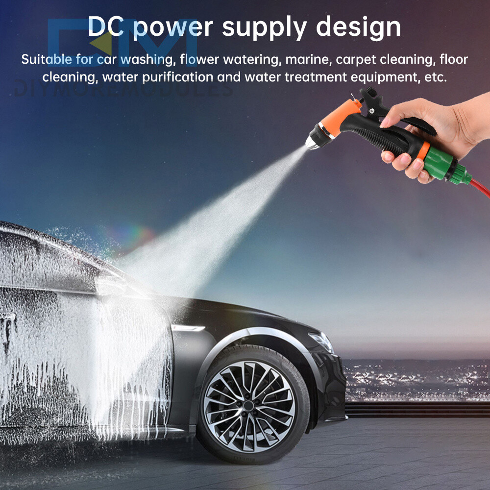 DC12V Portable Car High Pressure Washer Water Wash Cleaner Pump Kit Self-Priming