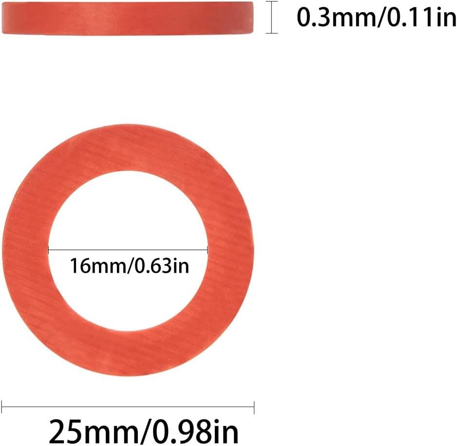 Reliable 40-Pack Heavy Duty Rubber Washers for All 3/4″ Garden Hoses